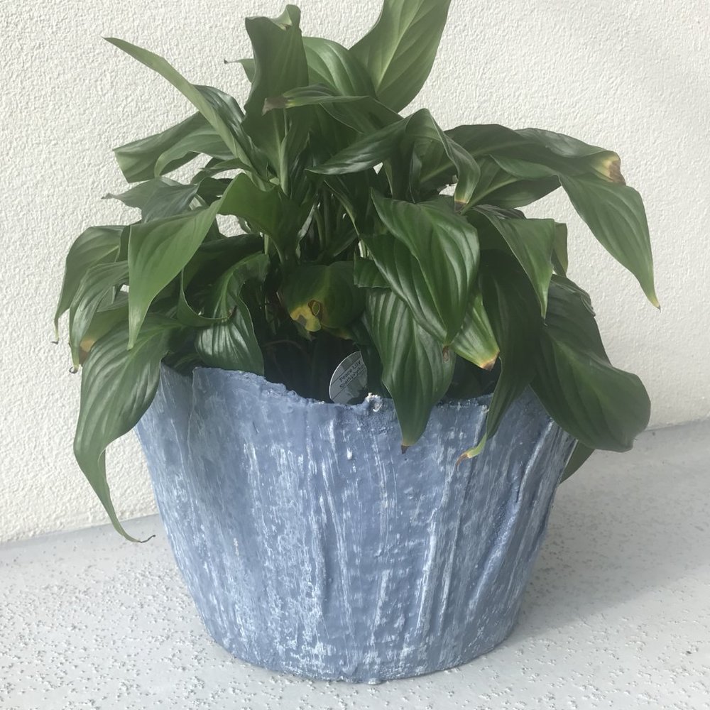 Flower Pot Hand Made In USA Contains Recycled Materials - Plant Not Included